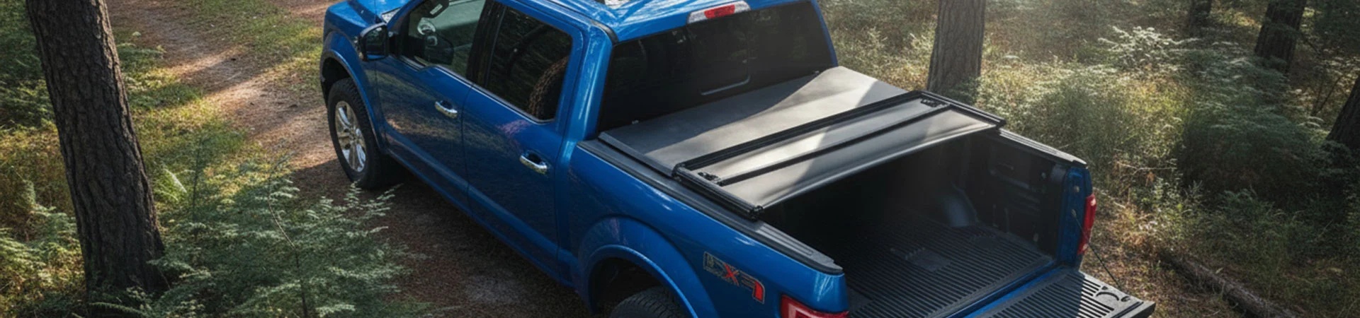 मऊ विनाइल ट्राय-फोल्ड Tonneau कव्हर