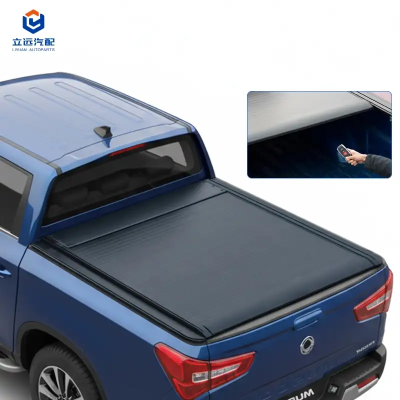 Ssangyong साठी इलेक्ट्रिक हार्ड ॲल्युमिनियम मागे घेण्यायोग्य Tonneau कव्हर