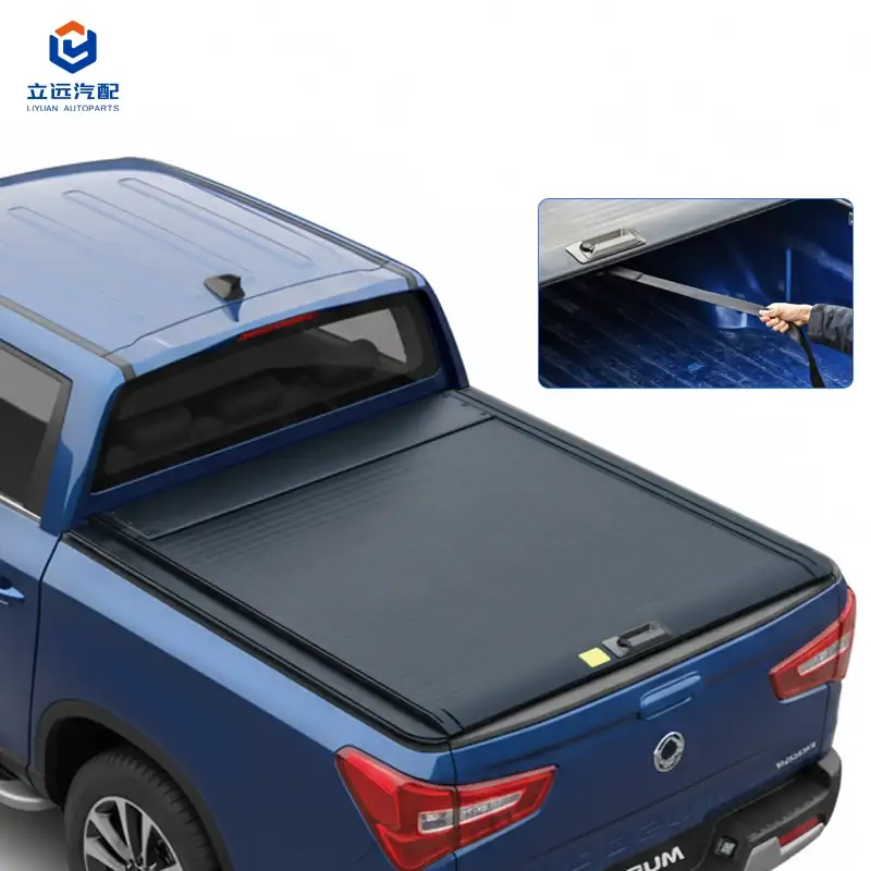 Ssangyong साठी मॅन्युअल हार्ड ॲल्युमिनियम मागे घेण्यायोग्य Tonneau कव्हर